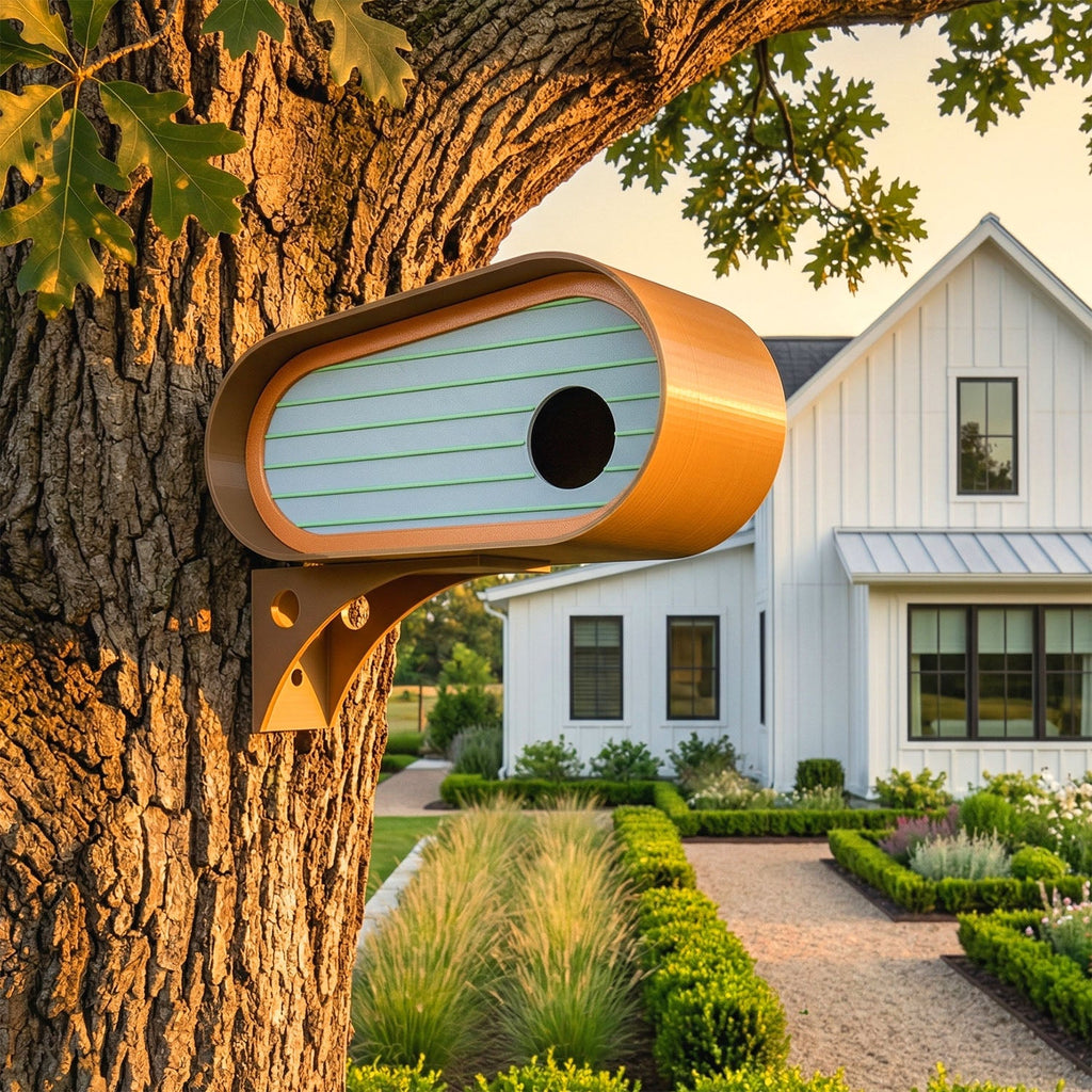 The Oransa Mid-Century Modern Birdhouse