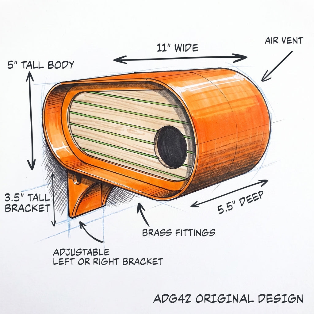 The Oransa Mid-Century Modern Birdhouse