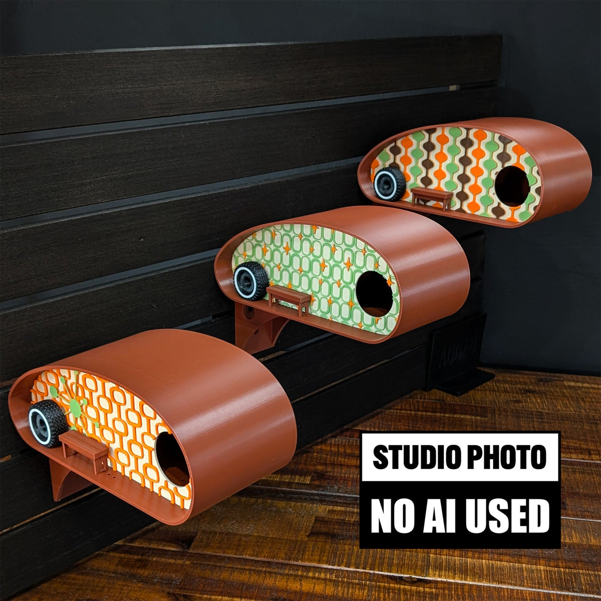 Mid-Century Birdhouses | Retro RV Park Collection