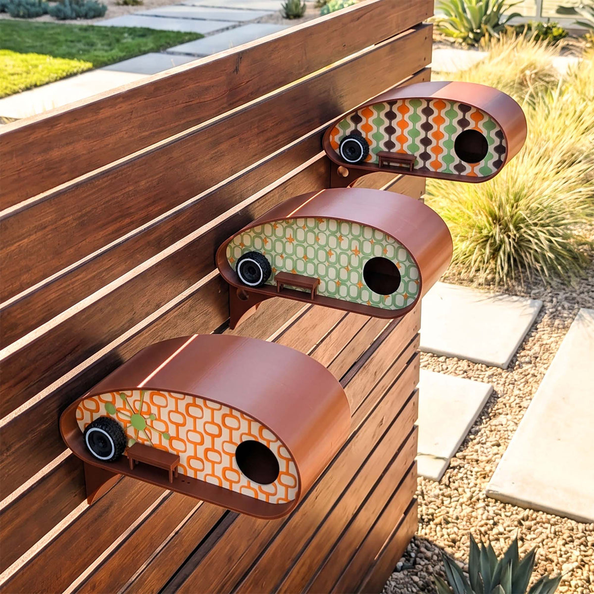 Mid-Century Birdhouses | Retro RV Park Collection
