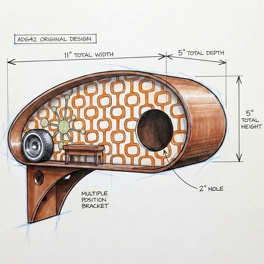 Mid-Century Birdhouses | Retro RV Park Collection